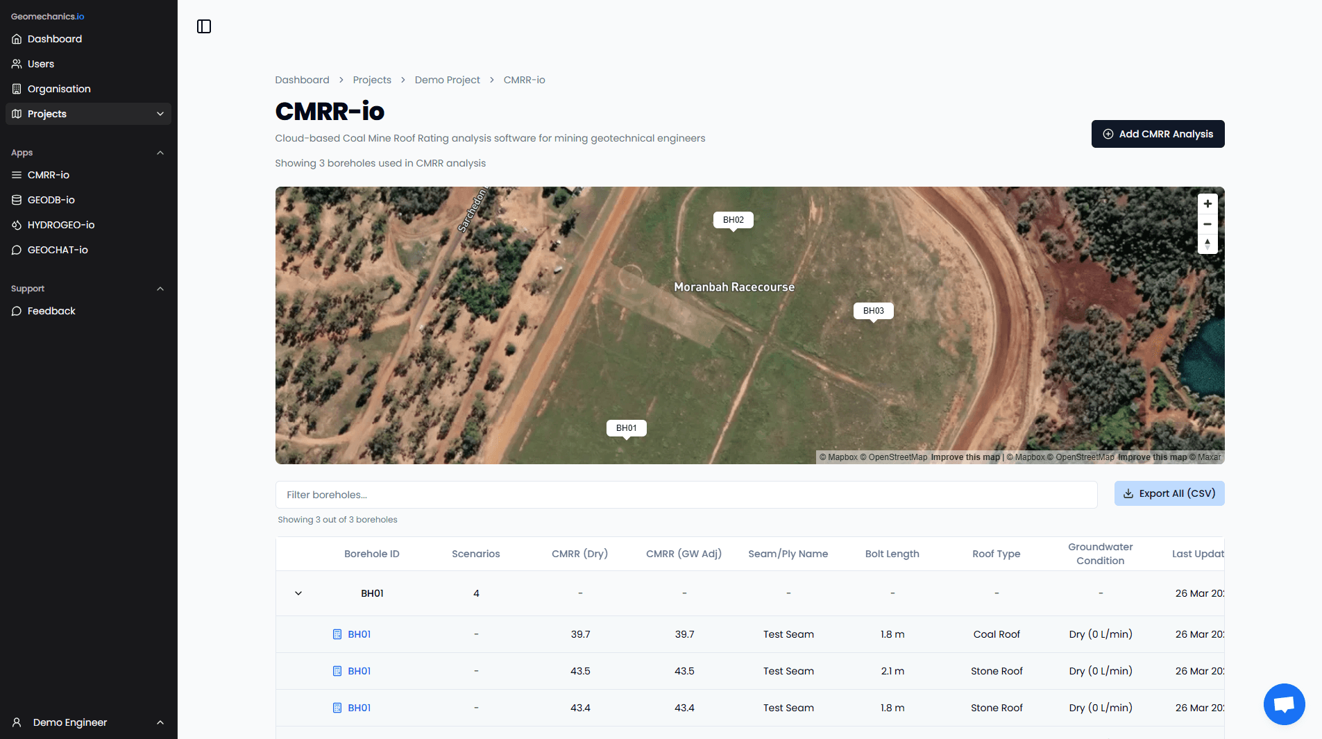 Share & Export - CMRR Analysis Step