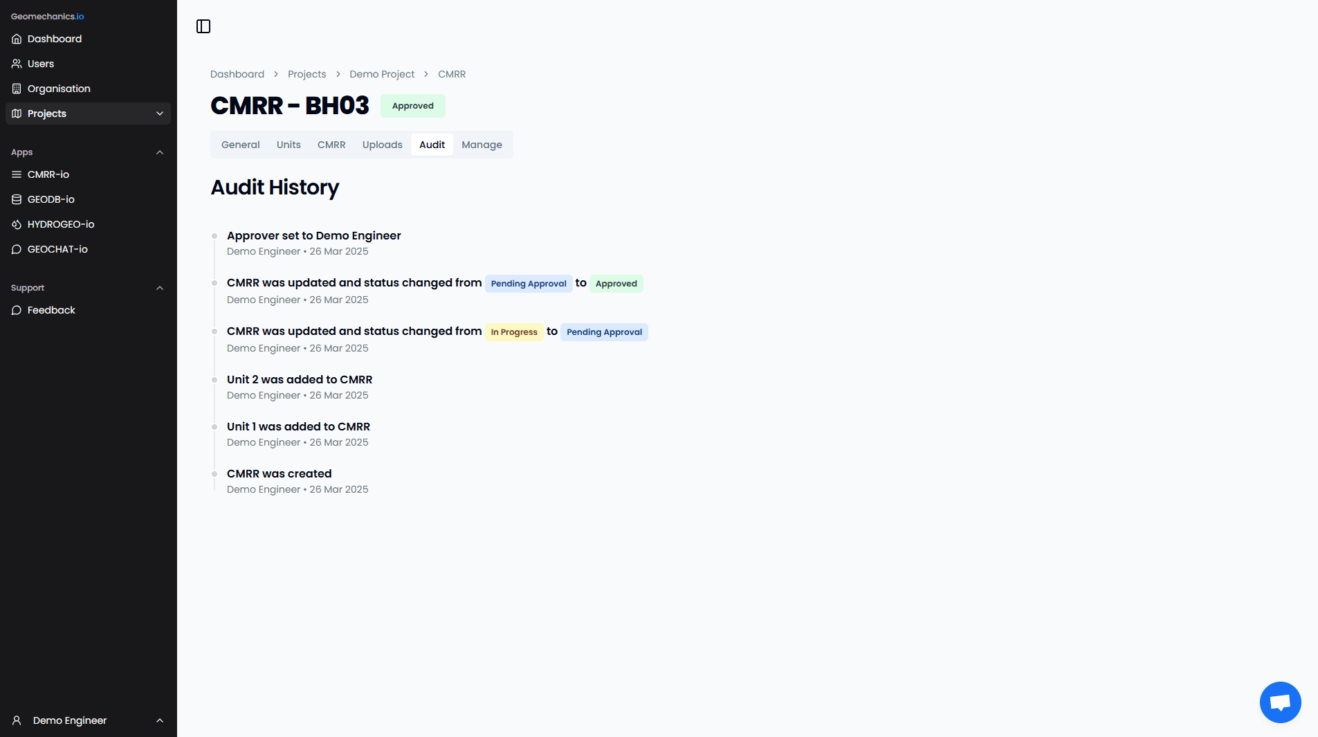 Audit Analysis - CMRR Analysis Step
